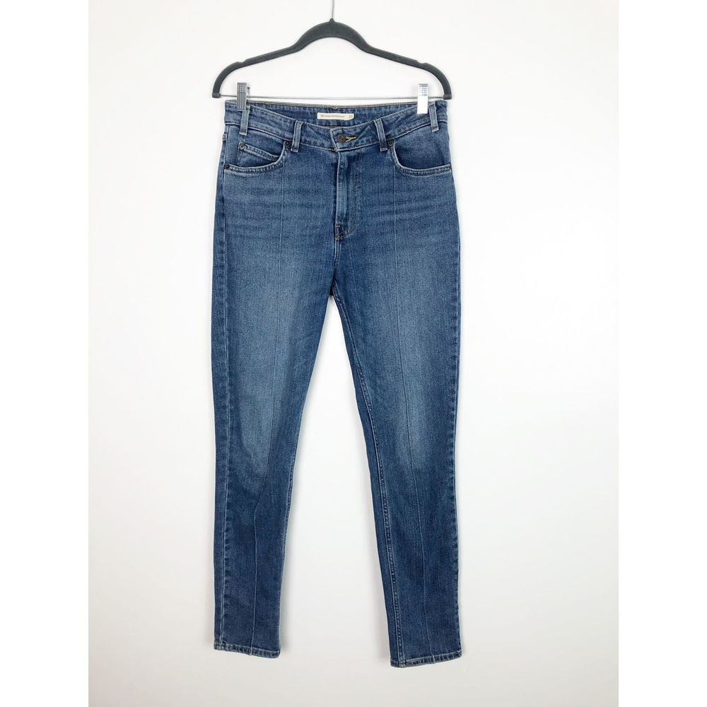 Levi's 721 Vintage High Rise Orange Tab Jeans
